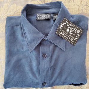 PROFILE MEN'S LARGE SHIRT / SMOKEY BLUE
